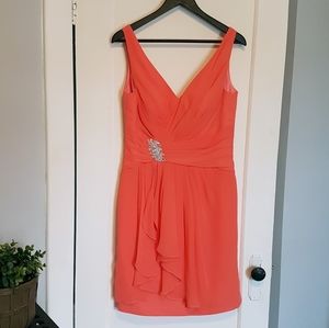 Coral special occasion/prom/bridesmaid dress